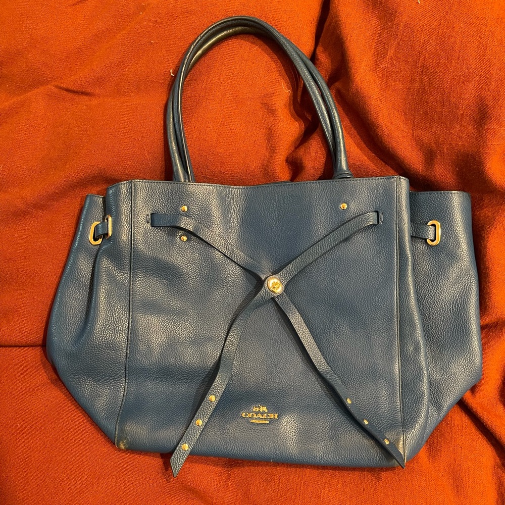 Coach leather purse